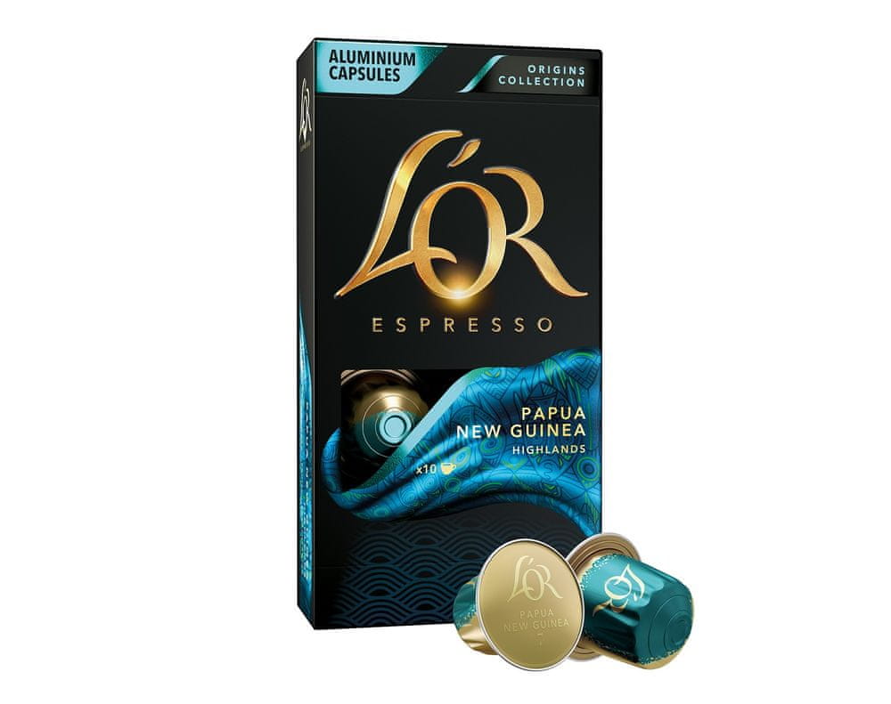 L\'Or Espresso Papua New Guinea 100 hliníkových kapsúl kompatibilných s kávovarmi Nespresso®*